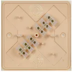 Коробка клеммная КМ41222-04 100х100х44 сосна IP20