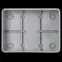 Коробка расп. КМ42441 о/п 150х110х70мм IP67 10вв. серая