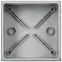 Коробка расп. КМ42455 о/п 100х100х50мм IP67 8 вв. серая