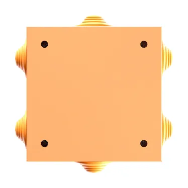 Коробка стальная FS с кабельными вводами и клеммниками IP55 150х150х80мм 5р 450V 30A 16мм.кв