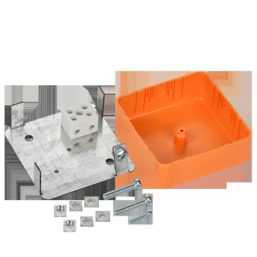 Коробка расп. огн. ПС 75х75х28мм 2P 4мм2 IP44
