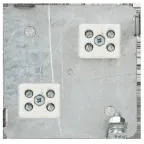 Коробка расп. огн. ПС 75х75х28мм 4P 4мм2 IP44