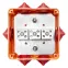 Коробка огнестойкая E90 100х100х50мм, с клеммником 6 полюсов 1,5-2,5 мм2 IP55 EKF