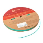 Трубка термоусаживаемая ТУТ нг 2/1 зелёная рулон PROxima