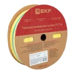 Трубка термоусаживаемая ТУТ нг 40/20 жел-зел рулон PROxima