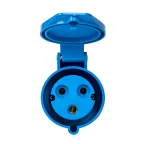 Розетка кабельная 32А 2Р+Е IP44 переносная 220В