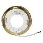Светильник встраиваемый KL70 GD /1 под лампу Gx53 тонкий 220V 13W золото (40/2200)
