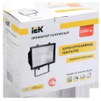 Прожектор ИО1000 галогенный черный IP54 IEK