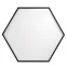 Светильник светодиодный Geometria Hexagon SPO-122-B-40K-066 66Вт 4000К 4800Лм IP40 800*800*80 черный подвесной