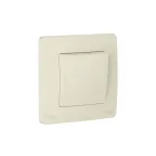 BLANCA С/У IP44 1-клавишный ПЕРЕКЛЮЧАТЕЛЬ (сх.6), 10AX, 250В, МОЛОЧНЫЙ
