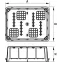 Коробка распределительная прямоугольная для твердых стен IP40 118х96х50мм