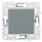 SKANDY Выключатель 1-клавишный перекрестный 10А SK-V03Gr серый IEK
