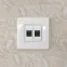 BRAVA Розетка компьютерная RJ45 (разъем PcNet) 1 модуль категория 5е белая