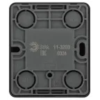 Розетка Эксперт 11-3203-05 информационная RJ45, IP20, ОУ, антрацит