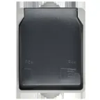 ФОРС Розетка наружная с заземлением с крышкой IP54