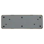 Розетка Intro Quadro 2-208-11 с заземлением четырехместная 4х2P+E, 16А-250В, IP20, ОУ, сосна