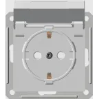 W59 Розетка с крышкой с заземлением в рамку IP44 белая