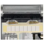 Корпус пластиковый навесной на 8 модулей ЩРН-П-8 IP41 UNION Compact черная прозрачная дверь