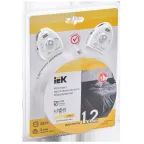 Комплект светодиодной подсветки ''Сделай сам'' (лента LED 2х1,2м LSR-2835WW60-4,8-IP20-12В + драйвер + 2 датчика движения) IEK