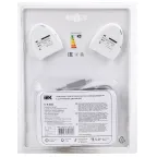 Комплект светодиодной подсветки ''Сделай сам'' (лента LED 2х1,2м LSR-2835WW60-4,8-IP20-12В + драйвер + 2 датчика движения) IEK