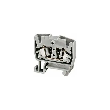 МИНИ КЛЕММНИК ПРУЖ,15MM DIN,ПРОХОД, 2ТЧК, 2,5ММ?,СЕРЫЙ