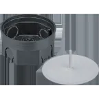 Коробка NSS-DB-SW-100-50-BL распаячная скрытого монтажа с завинчивающейся крышкой черная d100х50