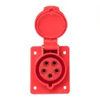 Розетка кабельная 32А 3Р+N+Е IP44 скрытая 380В 425