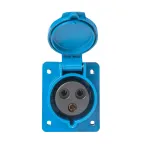 Розетка кабельная 32А 2Р+Е IP44 скрытая 220В 423