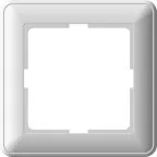 W59 Рамка 1 пост черный бархат
