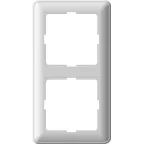 W59 Рамка 2 поста бежевая