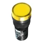 Лампа AD16DS(LED)матрица d16мм желтый 110В AC/DC   | BLS10-ADDS-110-K05-16 | IEK