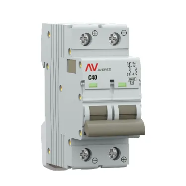 Выключатель автоматический AV-10 DC 2P 40A (C) 10kA AVERES
