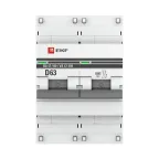 Автоматический выключатель ВА 47-100 2P 63А (D) 10kA PROxima
