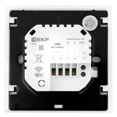 Умный терморегулятор для водяного/газового бойлера Wi-Fi EKF Connect