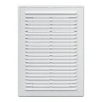 Решетка вентиляционная вытяжная, из ABS пластика 185х255