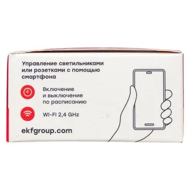 Умное реле в подрозетник 2-канальное Wi-Fi EKF Connect