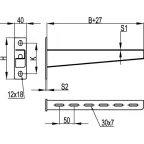 Кoнсoль усилeннaя 200 мм исп. 4