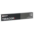Органайзер кабельный TERACOM PRO с крышкой 19'' 1U пластиковый черный