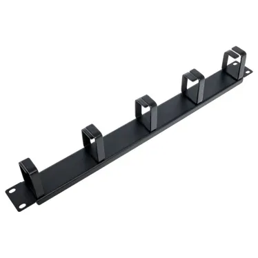 Органайзер кабельный TERACOM PRO 1U 5 колец чёрный