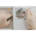 Рамка-суппорт PDA-N 120 для электроустановочныx изделий 60х60 мм In-liner