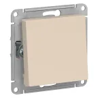                  Переключатель одноклавишный ATLASDESIGN схема 6 10АХ механизм бежевый
               