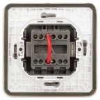 Переключатель Эксперт 11-1528-01 для жалюзи кнопочный IP55, 10АХ-250В, СУ, белый