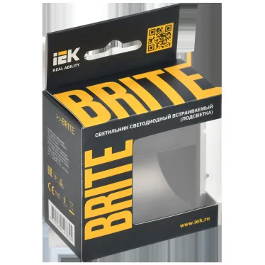 BRITE Подсветка LED встраиваемая ПЛ20-БрТБ бронза