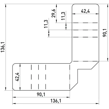 Подвесное крепление SPL-FIX4 для потолков Грильято серии SPL-540 4 шт