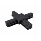 Коннектор TR-1PA-СX-BK X-образный для однофазного шинопровода черный