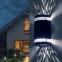 Светильник уличный ERAFS012-11 на солнечной батарее настенный Кружево 2 LED 9*16*15 см