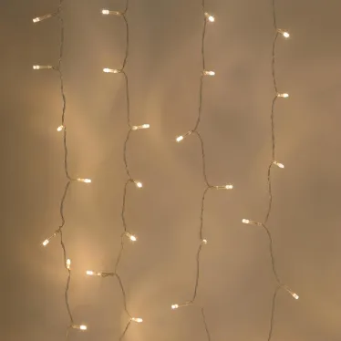 Садовая гирлянда на солнечной батарее Занавес 1,5*1,5 метра, 192 LED ERASF22-41