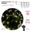 Садовая гирлянда на солнечной батарее Занавес 1,5*1,5 метра, 192 LED ERASF22-41