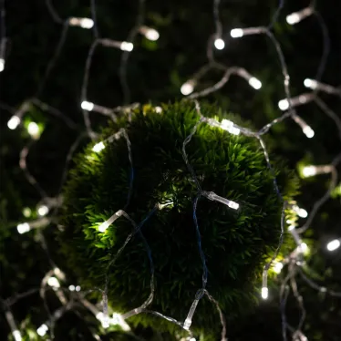 Садовая гирлянда на солнечной батарее Занавес 1,5*1,5 метра, 192 LED ERASF22-41