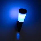 Светильник уличный ERAFS012-09 на солнечной батарее настенный Факел RGB 1 LED